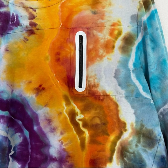 Handmade Geode Tie Dye Tee Tshirt Mens Size Small Shirt Reflective Upcycled - Picture 10 of 12